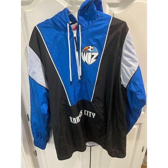 Mitchell & Ness Kansas City Wizards Highlight Black Windbreaker Jacket XL